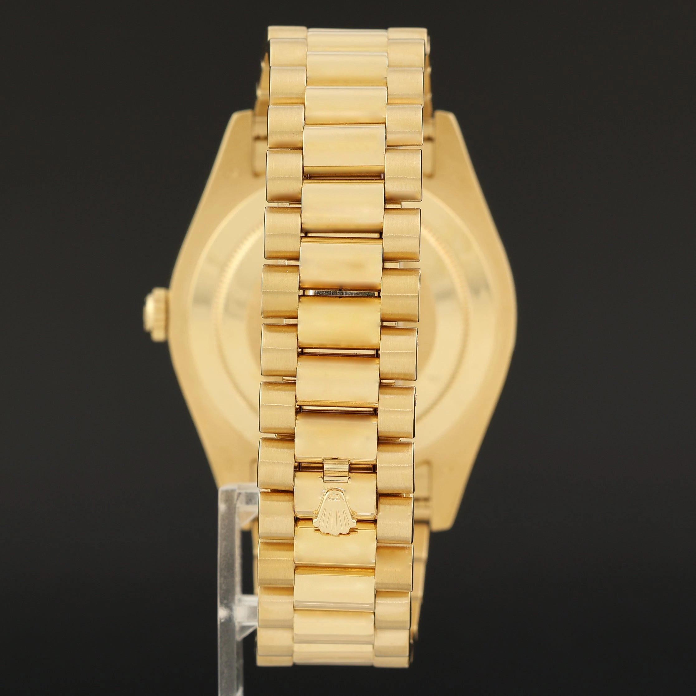 2025 RSC PAPERS Rolex Day Date II President Yellow Gold White Dial 41mm 218238 Watch