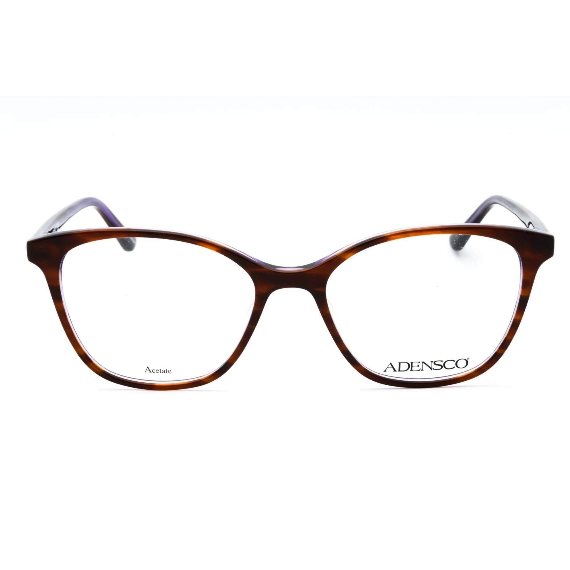 Adensco Women's Eyeglasses - Havana Violet Full Rim Cat Eye Frame | AD 236 0AY0 00