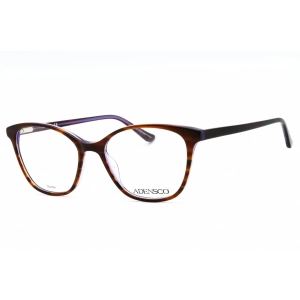 Adensco Women's Eyeglasses - Havana Violet Full Rim Cat Eye Frame | AD 236 0AY0 00