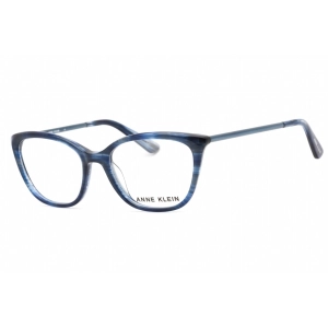Anne Klein Women's Eyeglasses - Blue Horn Cat Eye Full Rim Frame, 51 mm | AK5084 400