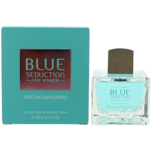 Antonio Banderas Women's Eau De Toilette Spray - Blue Seduction Natural, 2.7 oz