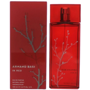 Armand Basi Women's Eau De Parfum Spray - Red Captivating and Natural Fragrance, 3.4oz