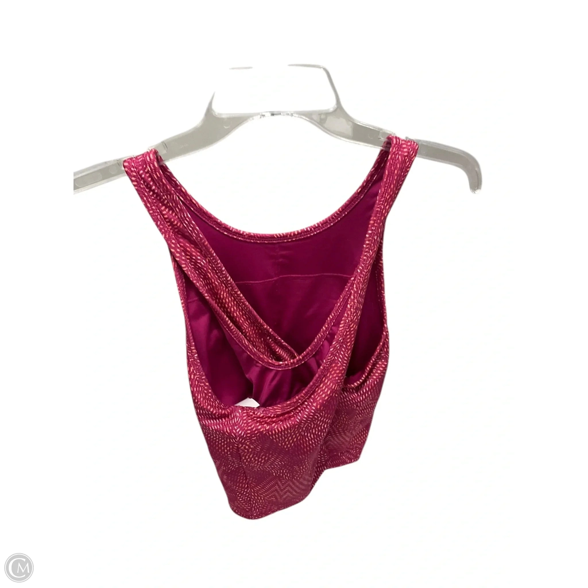 Athletic Bra By Mia In Orange & Pink, Size: L