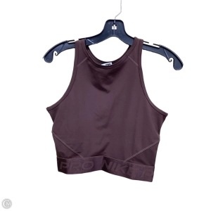 Athletic Bra By Nike In Brown, Size: S