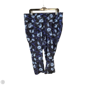 Athletic Capris By Livi Active In Blue, Size: Xxl
