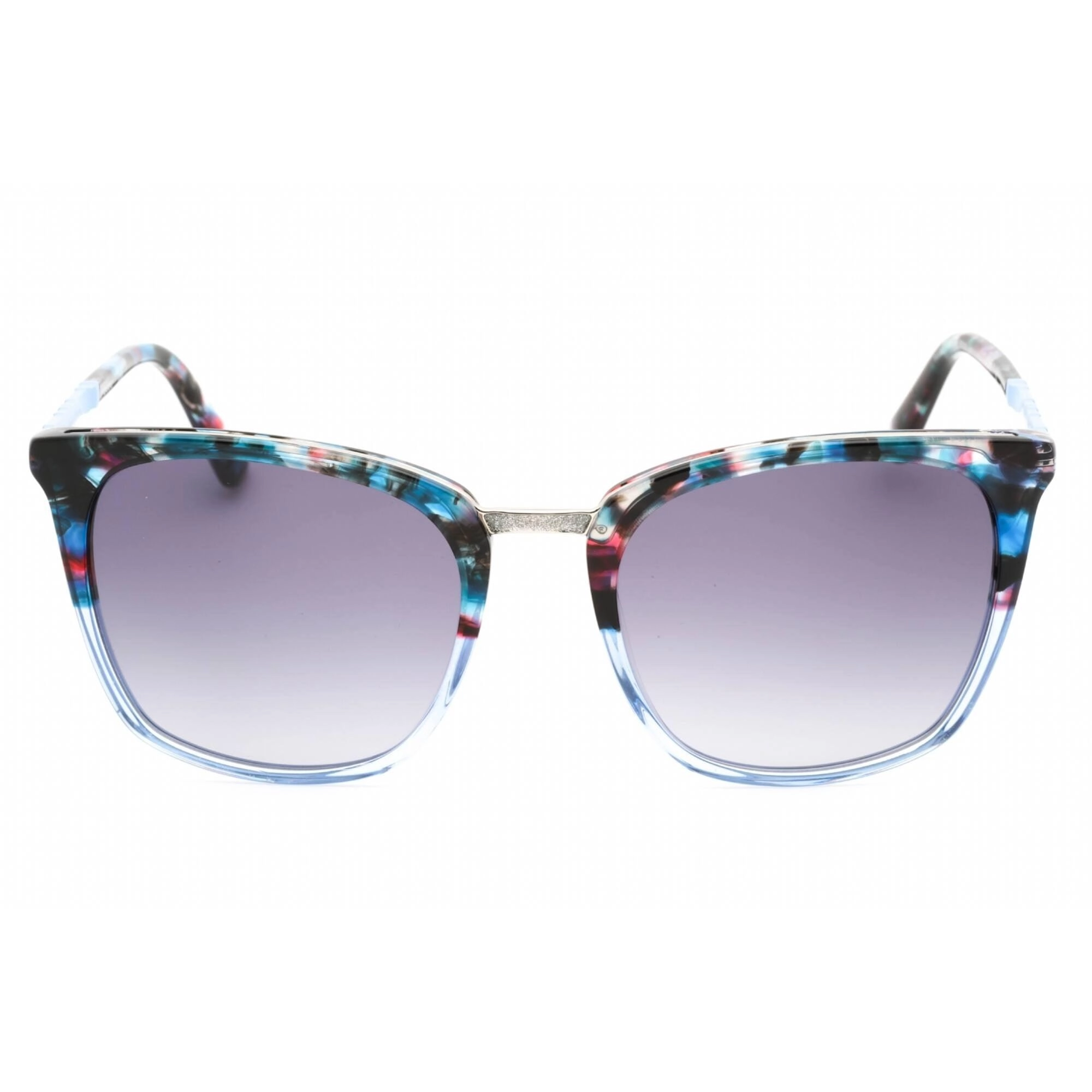 Bebe Women's Sunglasses - Blue Gradient Full Rim Fixed Nose Pads Frame | BB7232 460