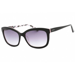 Bebe Women's Sunglasses - Jet Full Rim Rectangular Fixed Nose Pads Frame | BB7228 001