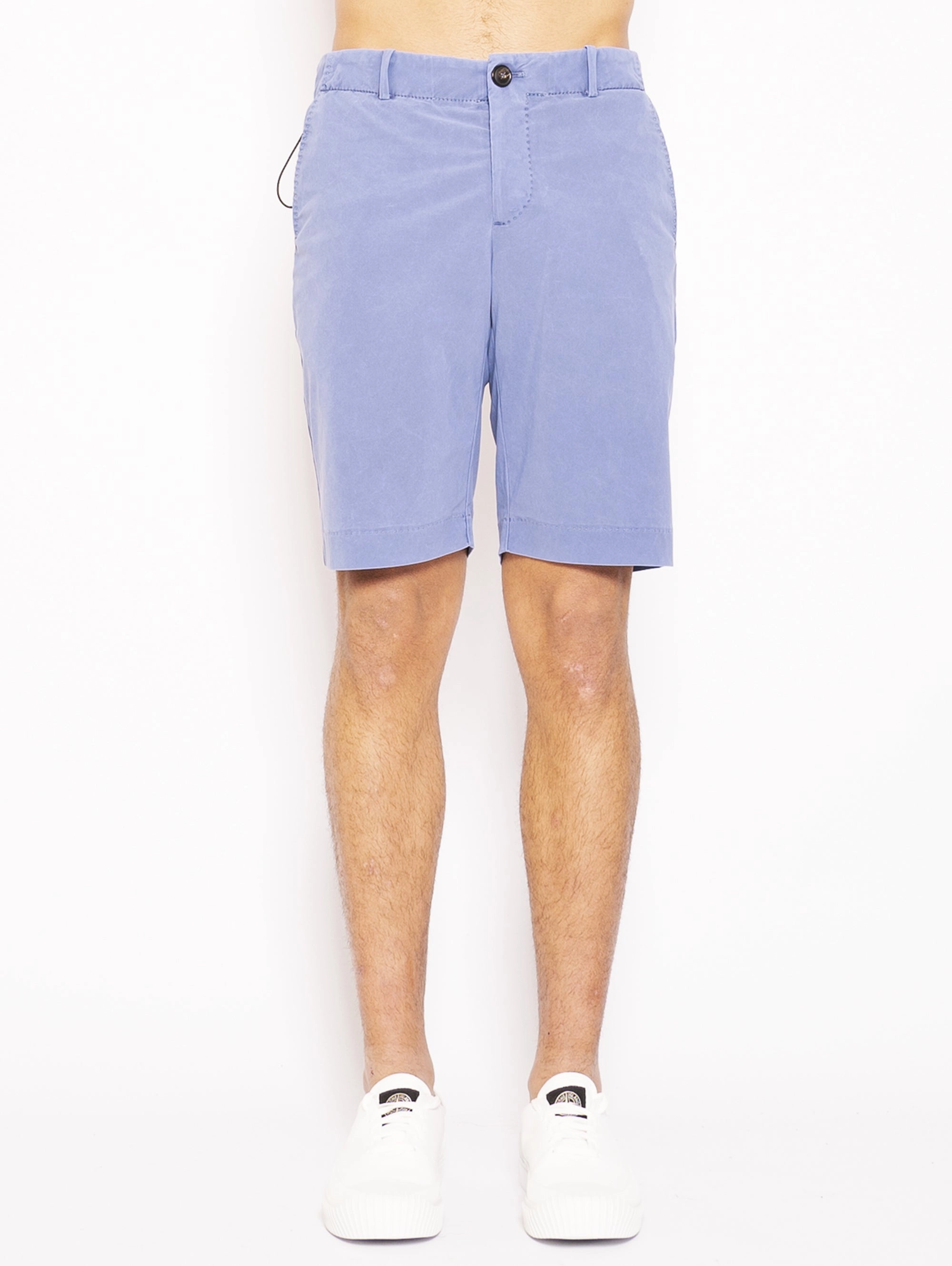 Bermuda Shorts Chino Washed Blue