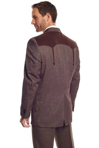 Circle S Mens Heather Chestnut Polyester Boise Sportcoat Jacket Blazer 46 R