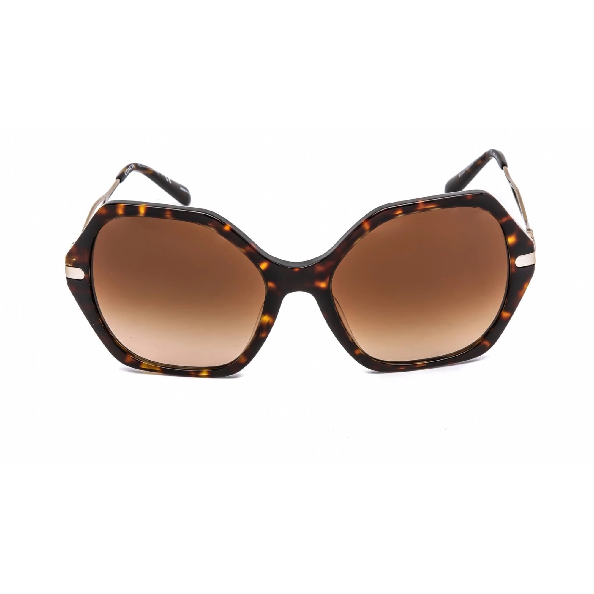 Coach Women's Sunglasses - Full Rim Dark Tortoise Round Shape Frame | 0HC8315 512074