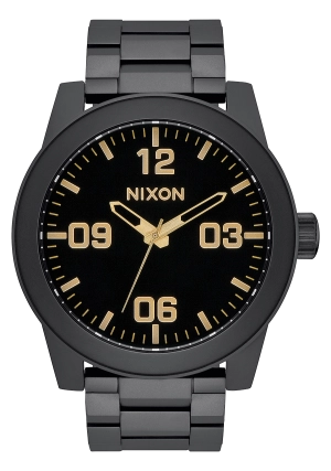 Corporal Stainless Steel - Matte Black / Gold
