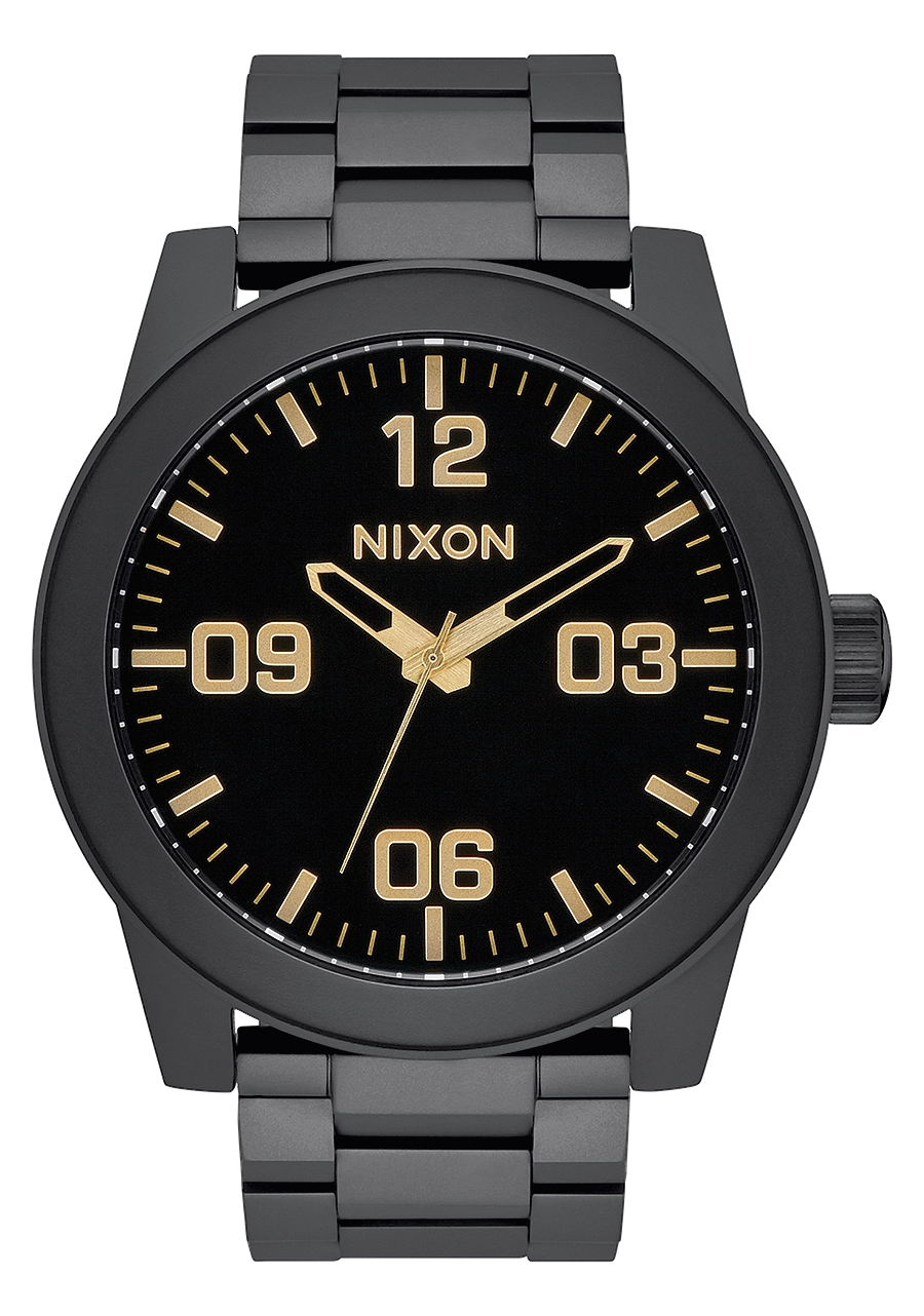 Corporal Stainless Steel - Matte Black / Gold