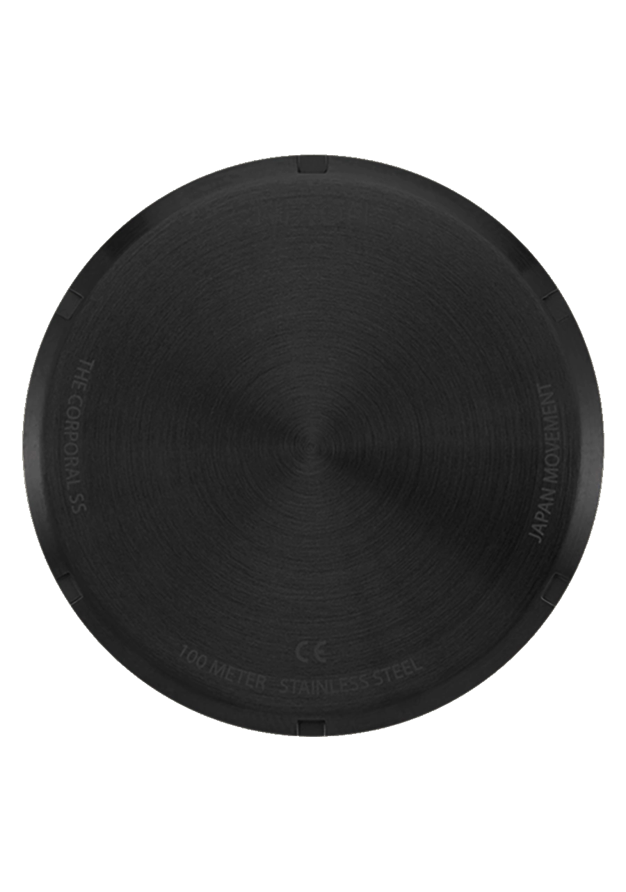 Corporal Stainless Steel - Super Black / Black Top