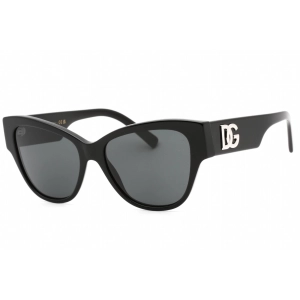 Dolce & Gabbana Women's Sunglasses - Black Plastic Rectangular Frame | 0Dg4449 501/87