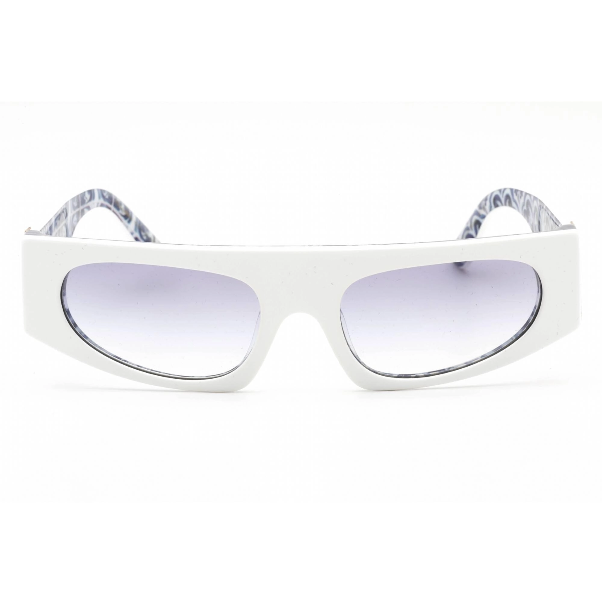 Dolce & Gabbana Women's Sunglasses - White Frame Blue Gradient Lens | 0DG4411 337119