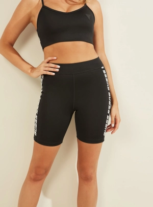 Eco Black Angelica Active Bike Shorts