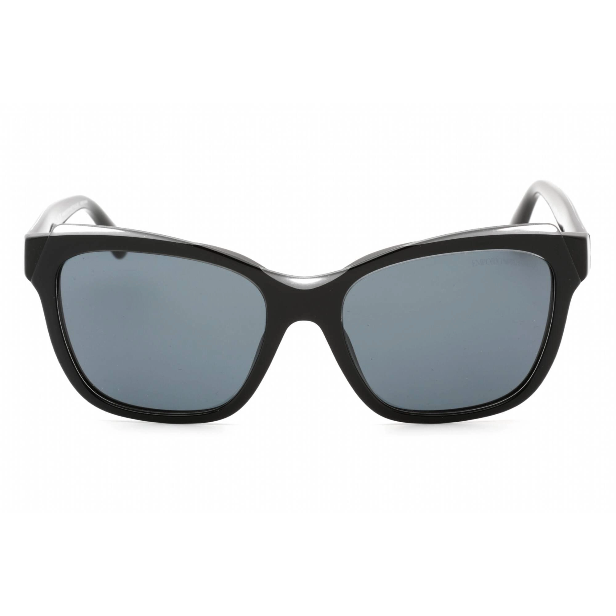Emporio Armani Women's Sunglasses - Shiny Black/Top Crystal Frame | 0EA4209 605187