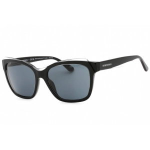 Emporio Armani Women's Sunglasses - Shiny Black/Top Crystal Frame | 0EA4209 605187