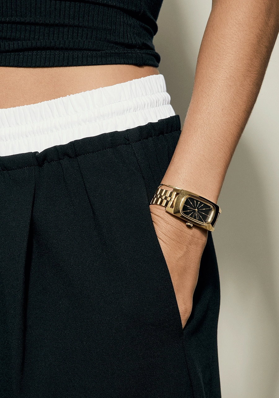 Frankie - Mid Century / Gold / Black