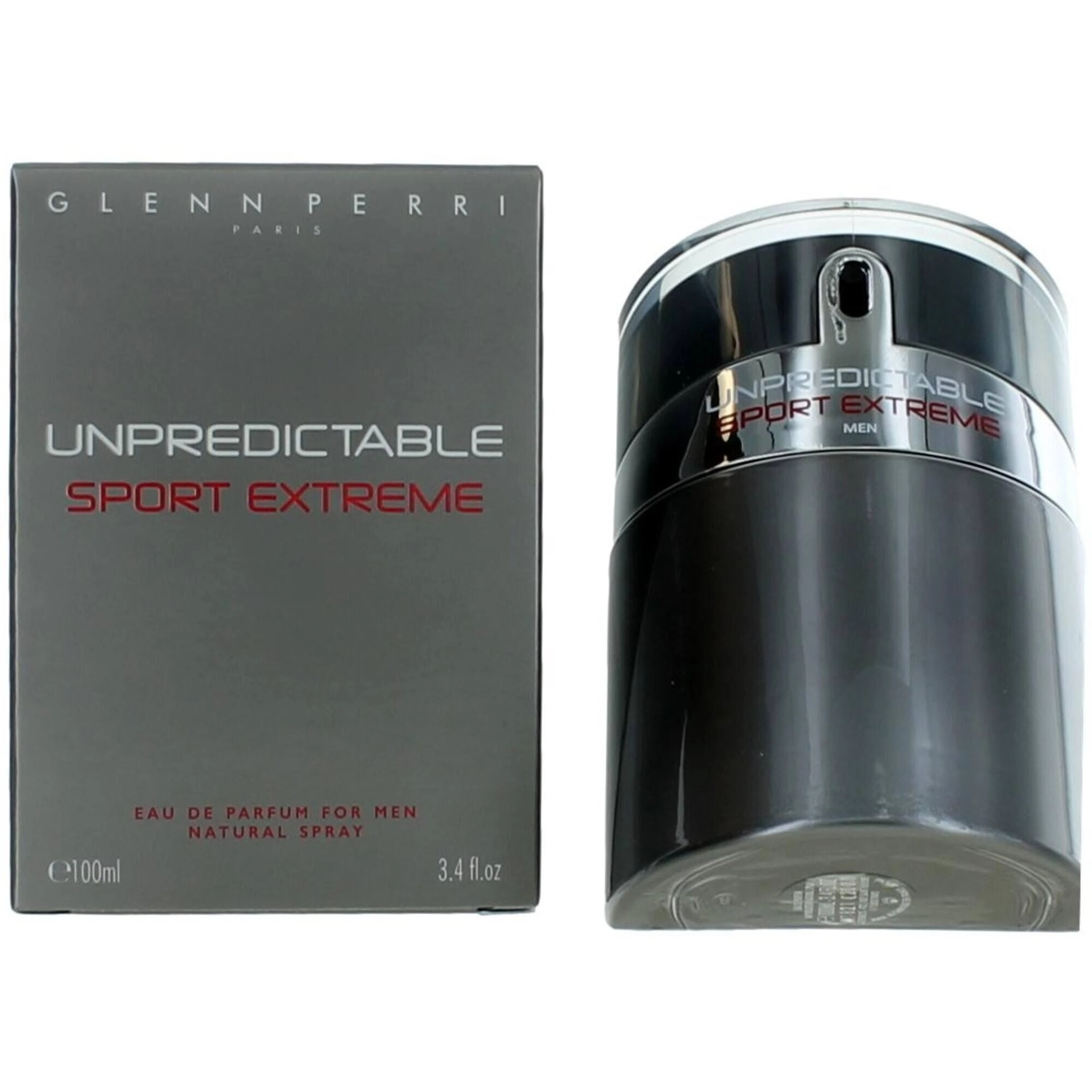 Glenn Perri Men's EDP Spray - Unpredictable Sport Extreme Harmonious Blend, 3.4 oz