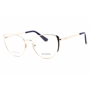 Guess Women's Eyeglasses - Full Rim Blue/Other Metal Cat Eye Shape Frame | GU2904 092