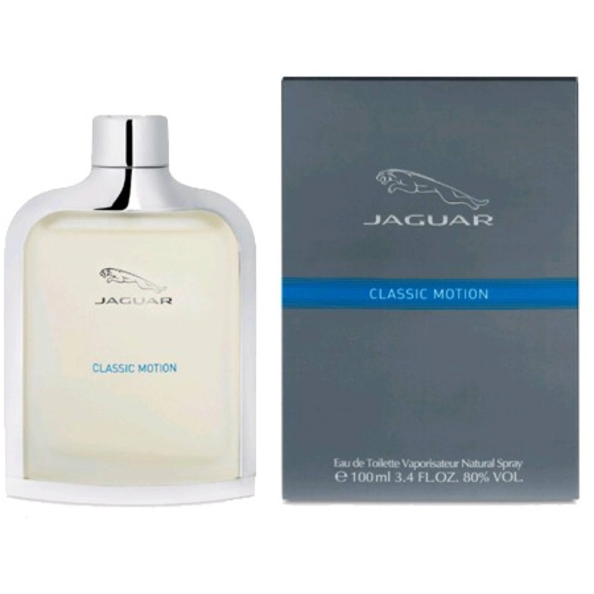 Jaguar Men's Eau De Toilette Spray - Classic Motion Captivating Fragrance, 3.4 oz