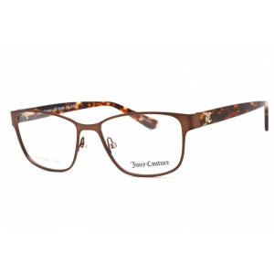 Juicy Couture Women's Eyeglasses - Matte Brown Rectangular Frame | JU 210 04IN 00
