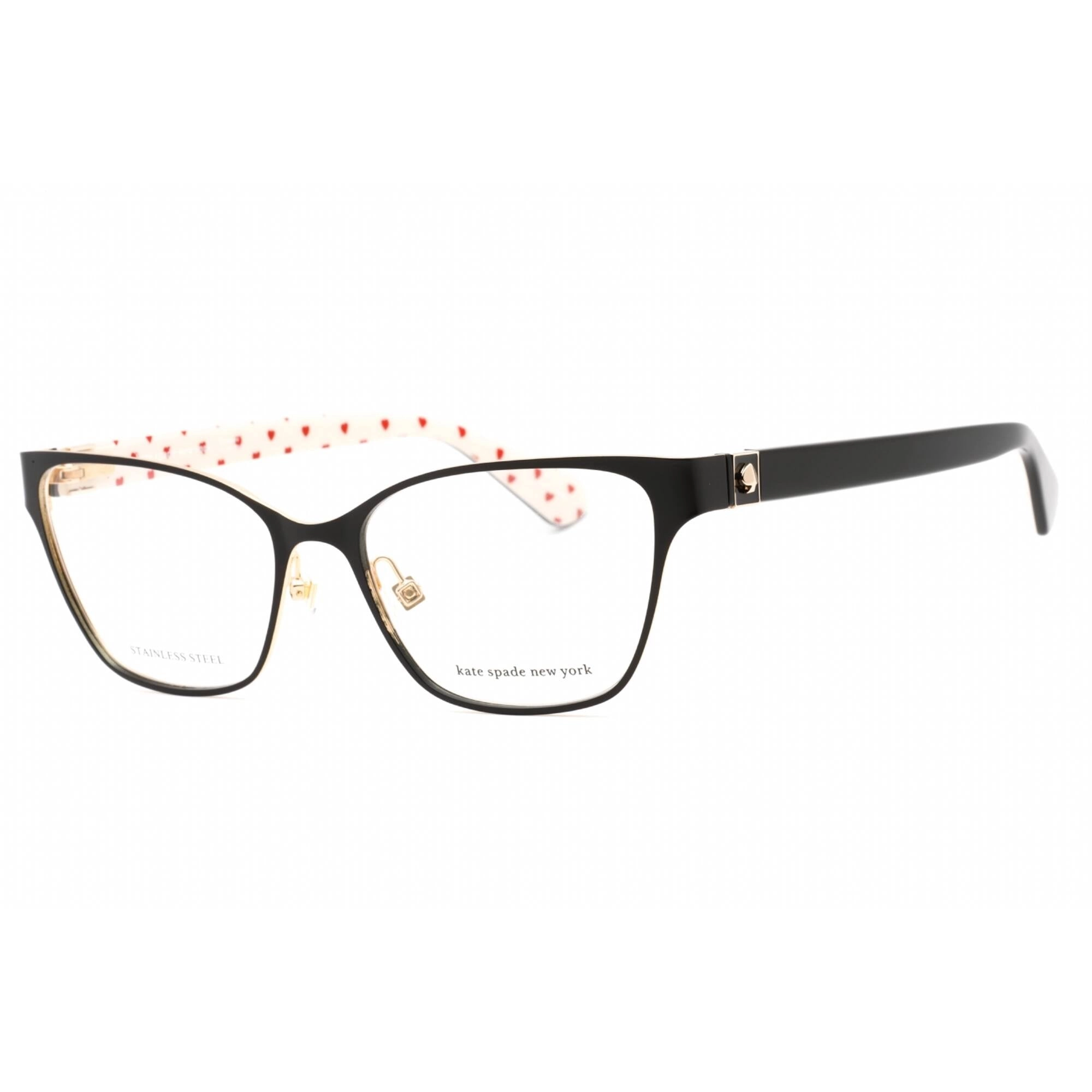 Kate Spade Women's Eyeglasses - Gold Black Metal Cat Eye Shape Frame | IVIE 0RHL 00