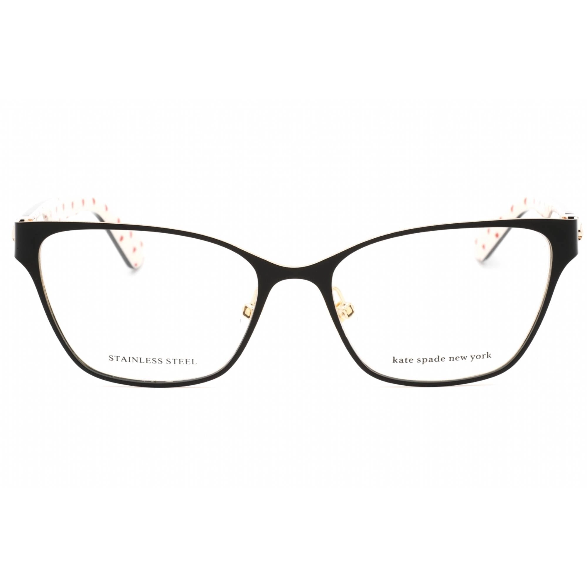 Kate Spade Women's Eyeglasses - Gold Black Metal Cat Eye Shape Frame | IVIE 0RHL 00