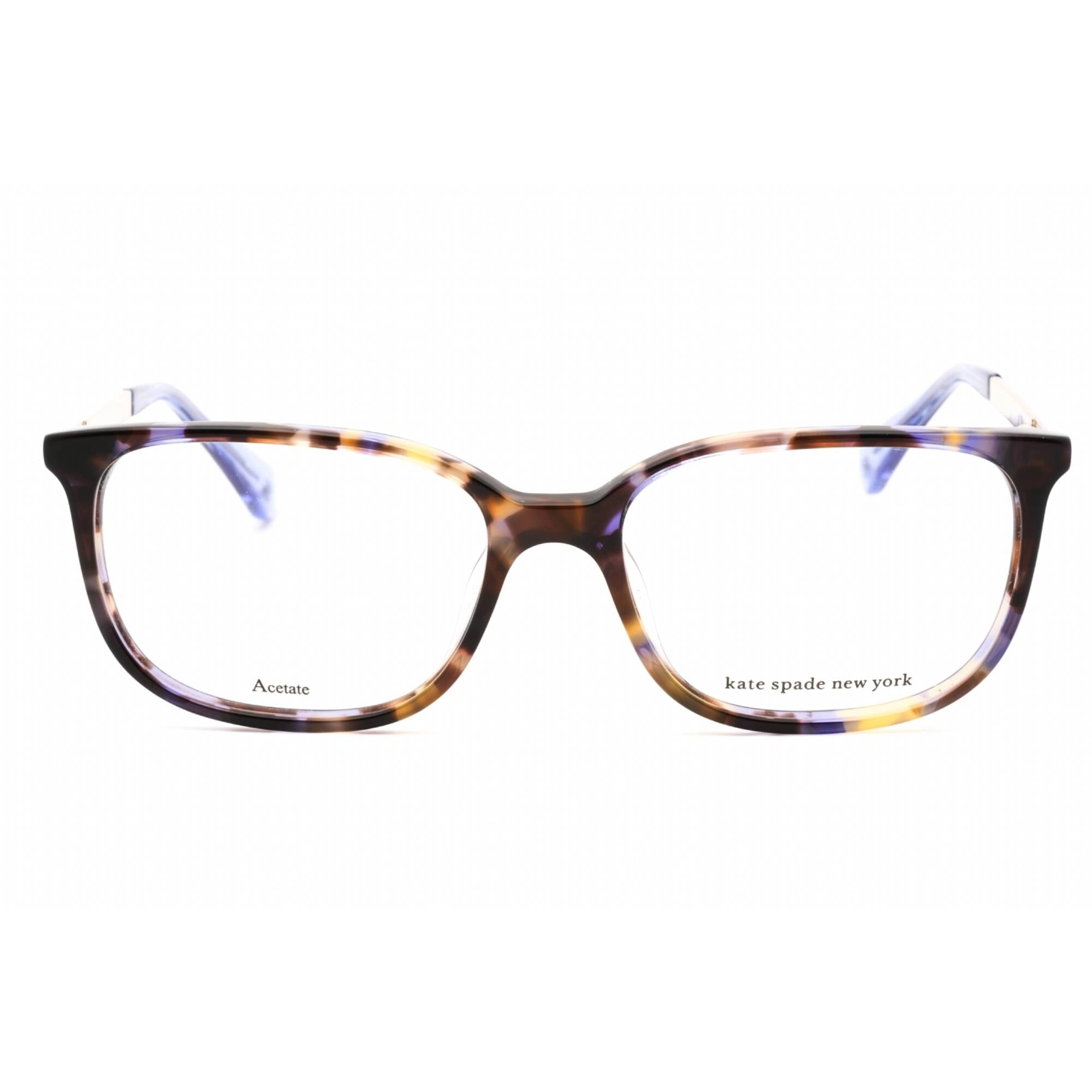 Kate Spade Women's Eyeglasses - Havana Blue Plastic Rectangular Frame | NATALIA XP8