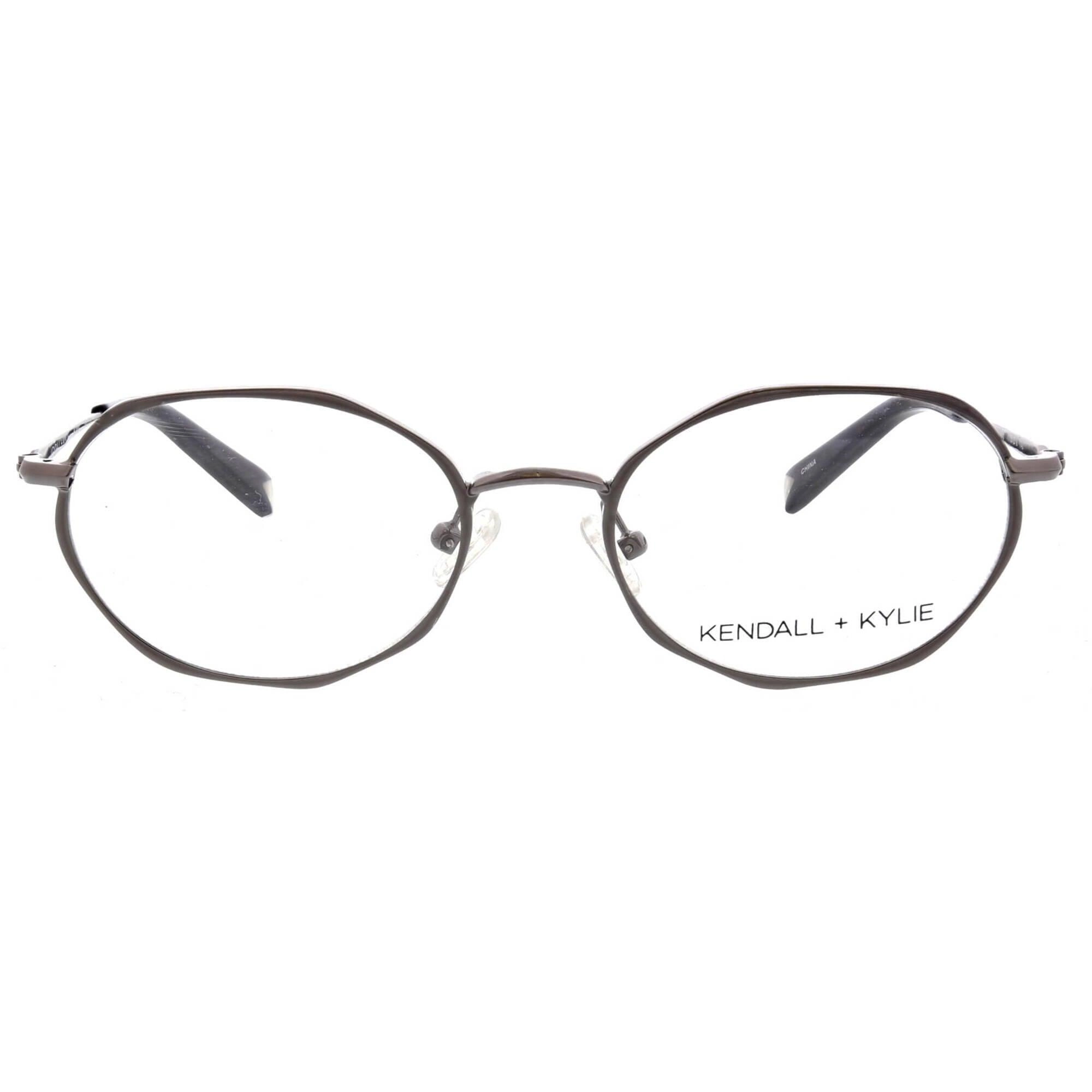 Kendall   Kylie Women's Eyeglasses - Gunmetal Metal Frame Demo Lens | KKO162 ALANA 3