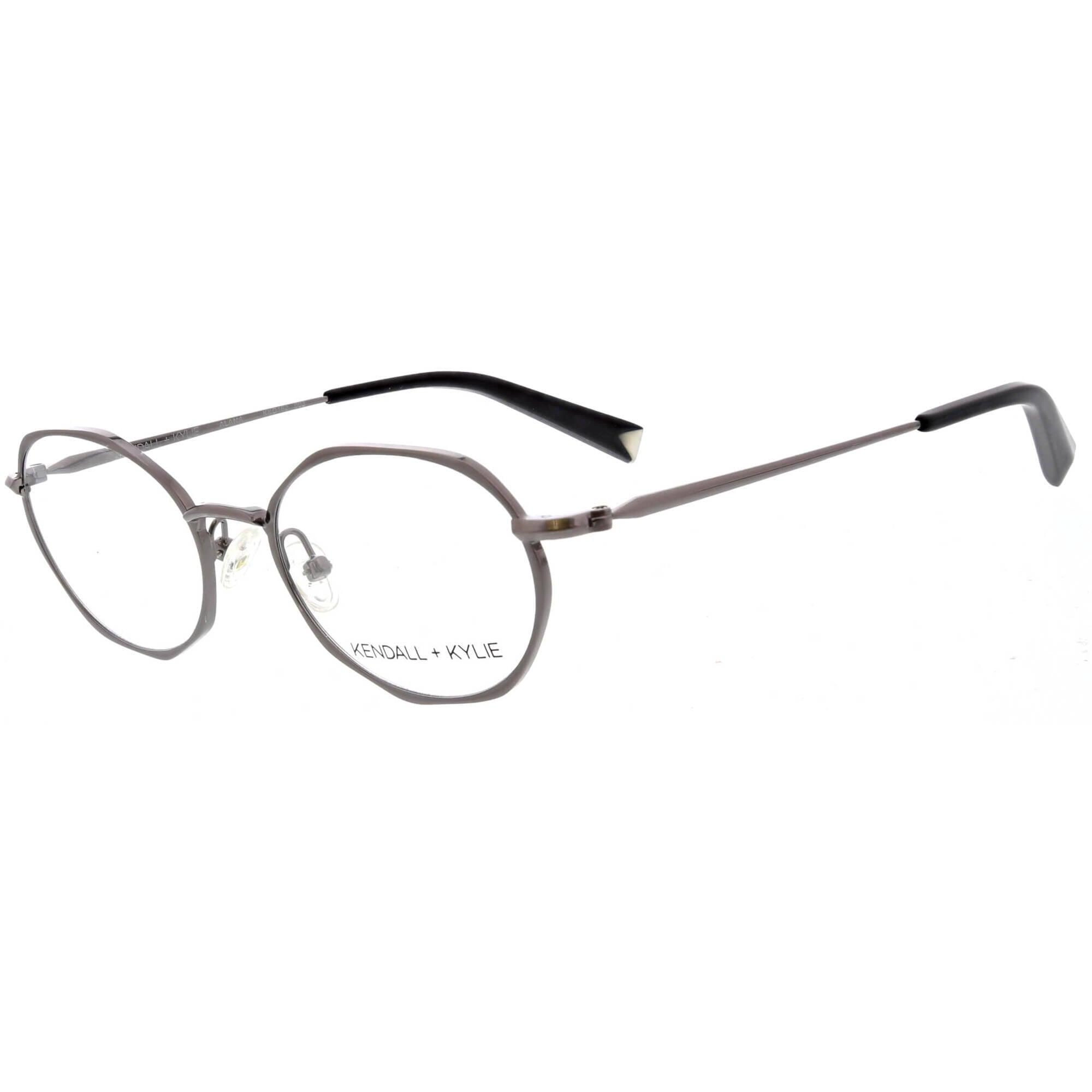 Kendall   Kylie Women's Eyeglasses - Gunmetal Metal Frame Demo Lens | KKO162 ALANA 3