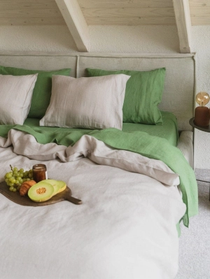 Linen Bedding Set | Cream