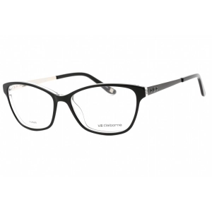 Liz Claiborne Women's Eyeglasses - Black Crystal Cat Eye Shape Frame | L 664 07C5 00