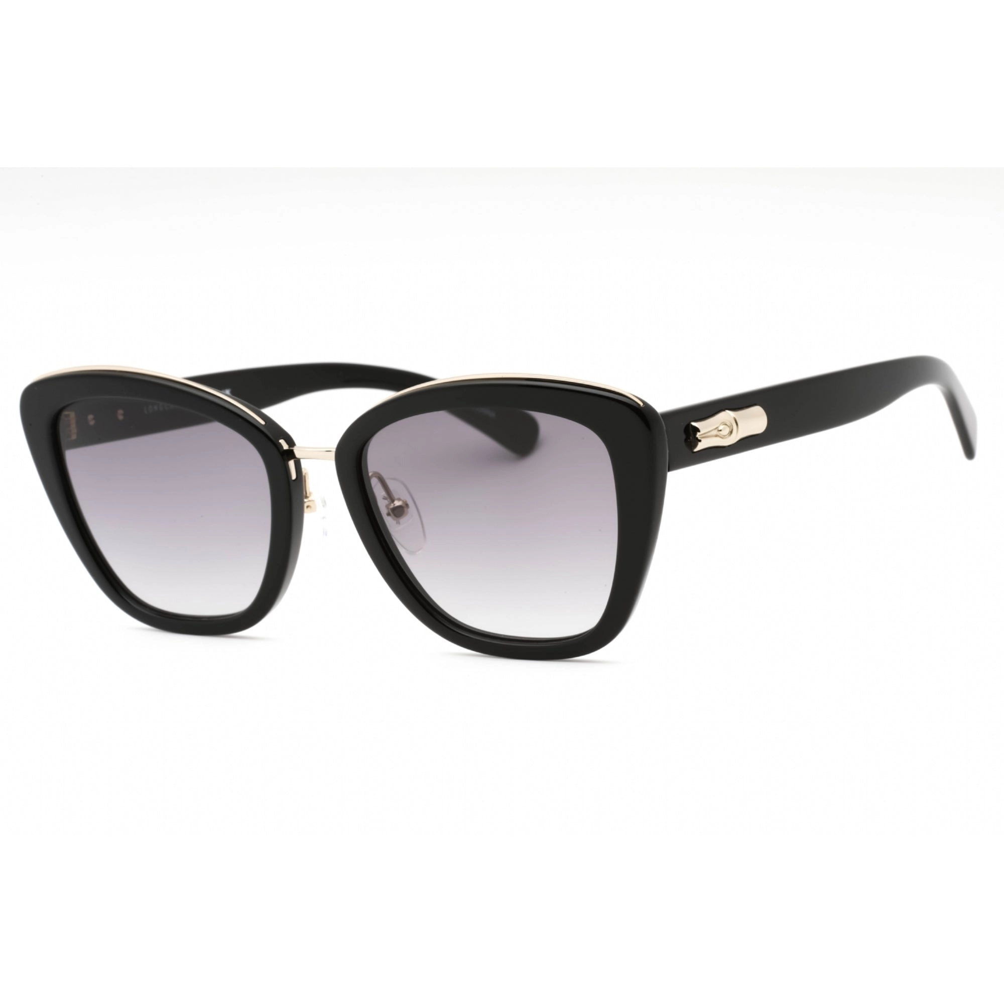 Longchamp Women's Sunglasses - Black Plastic Cat Eye Full Rim Shape Frame| LO687S 001