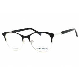 Lucky Brand Women's Eyeglasses - Black Metal Round Shape Full Rim Frame | VLBD127 0BLA