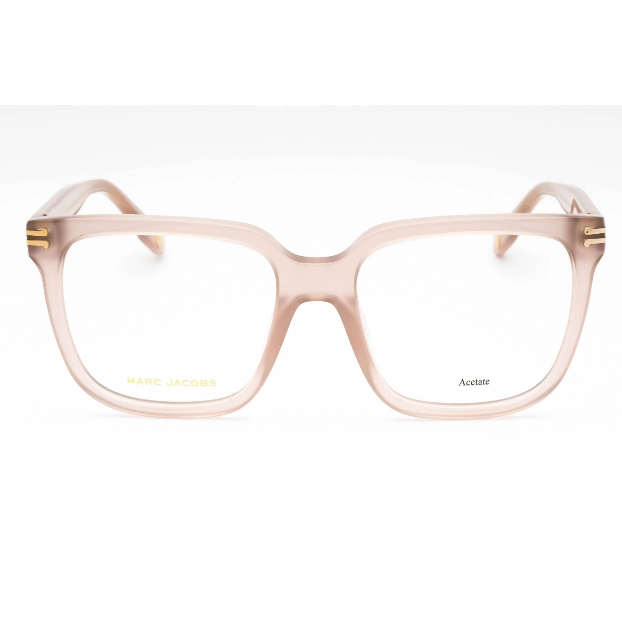 Marc Jacobs Women's Eyeglasses - Nude Plastic Square Frame Clear Lens | MJ 1059 FWM
