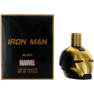 Marvel Men's Eau De Toilette Spray - Iron Man Black Long Lasting Fragrance, 3.4 oz