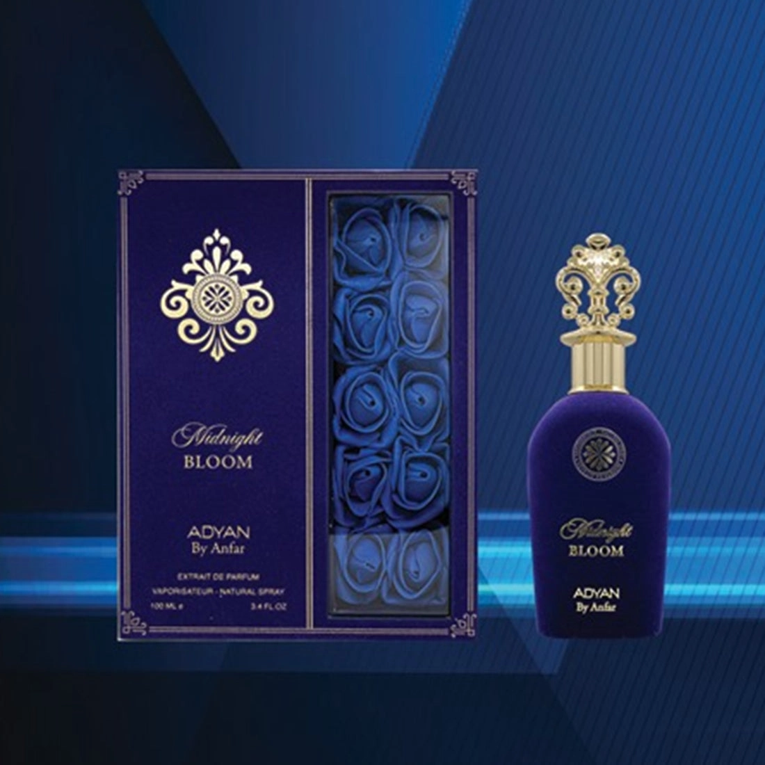 Midnight Bloom By Adyan Eau De Parfum Spray 3.4 oz
