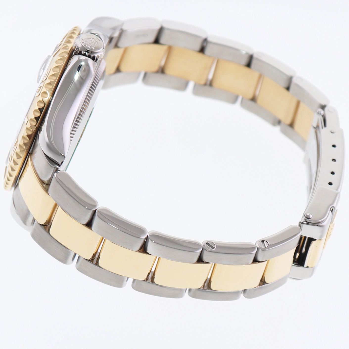 MINT Rolex Yacht-Master 68623 35mm Yellow Gold Two Tone White Midsize Watch Box