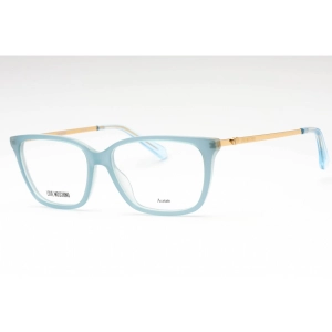 Moschino Love Women's Eyeglasses - Azure Acetate Rectangular Full Rim | MOL550 MVU
