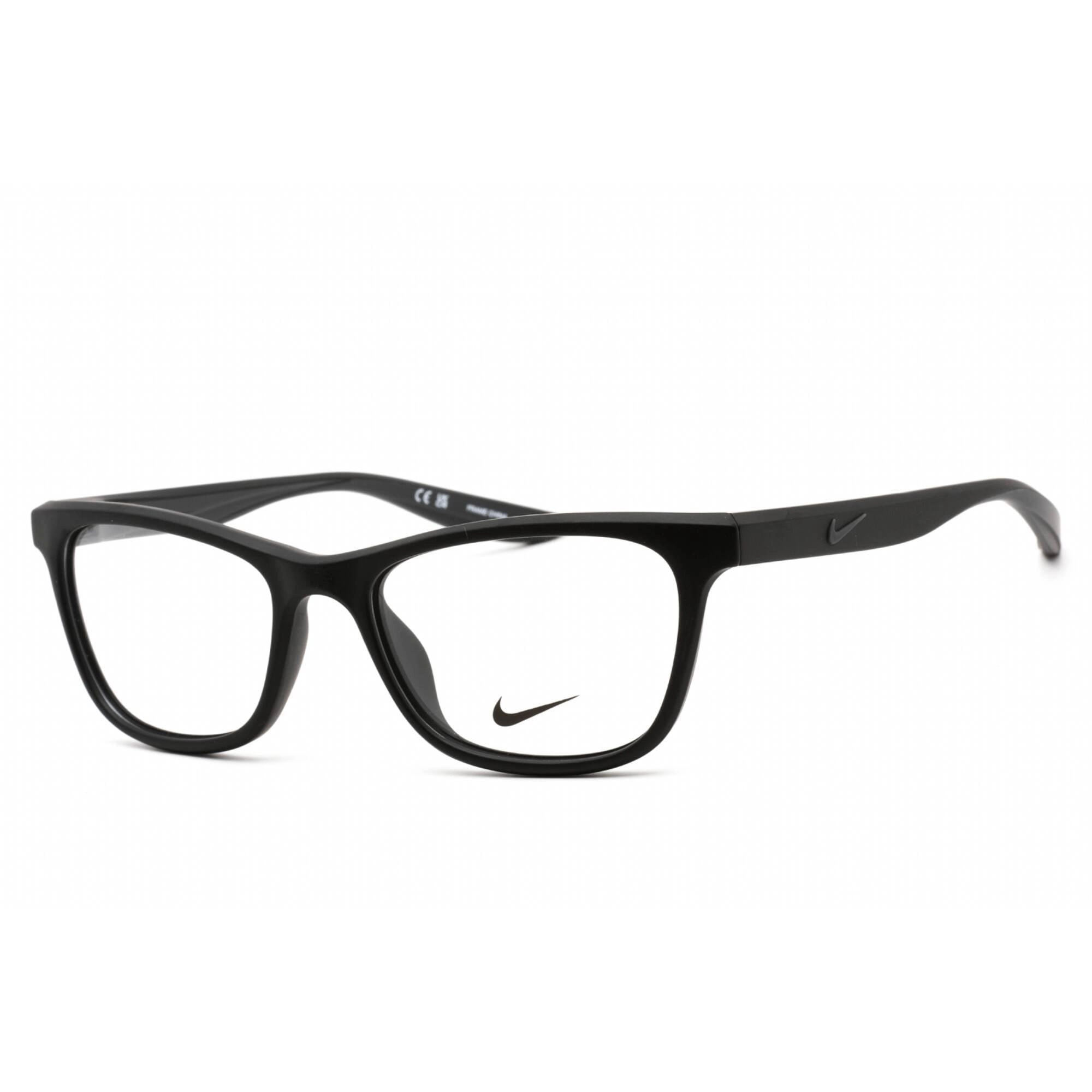 Nike Women's Eyeglasses - Full Rim Cat Eye Matte Black Plastic Frame | NIKE 7047 001