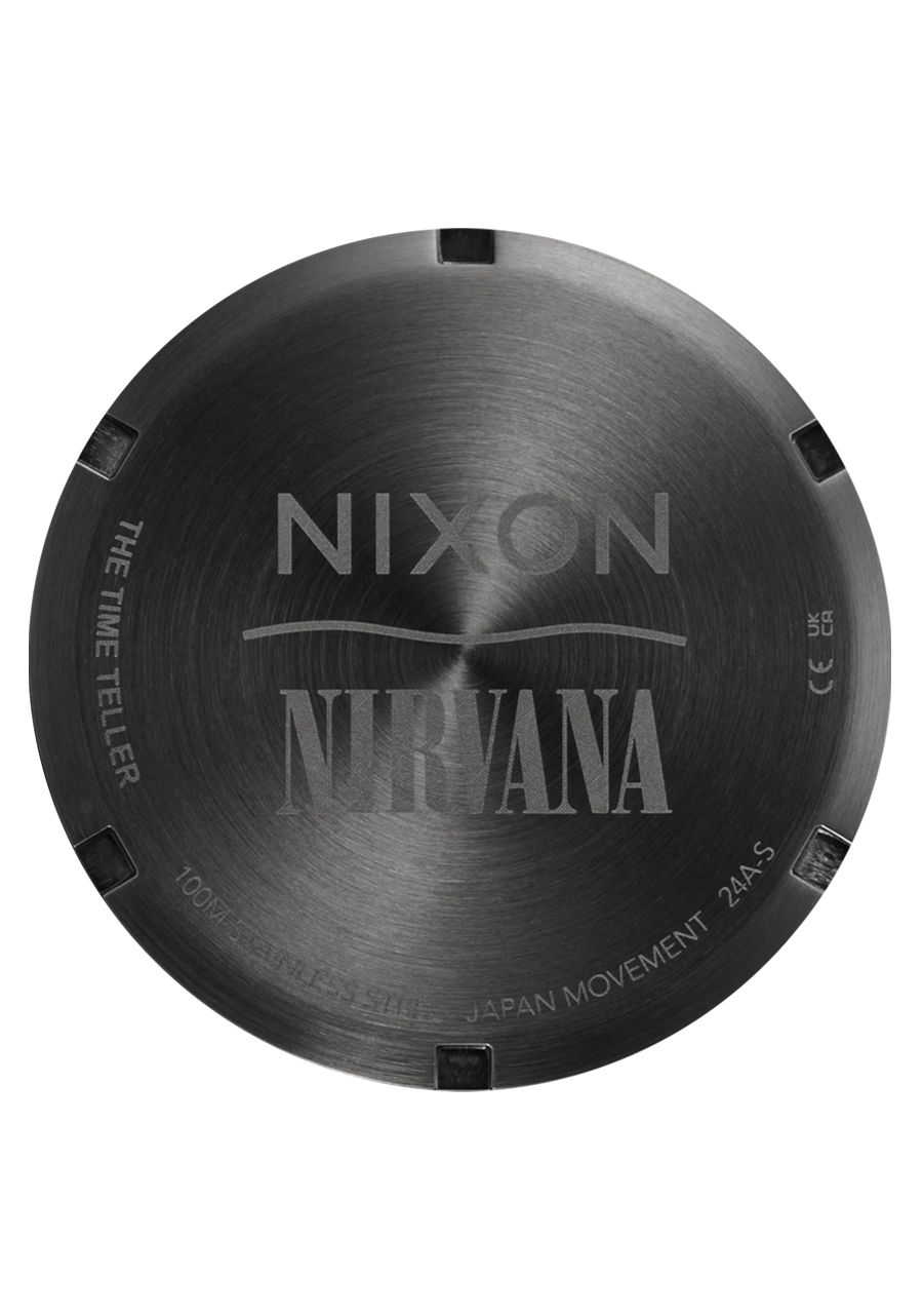 Nirvana Time Teller - Black Nirvana Smiley Face