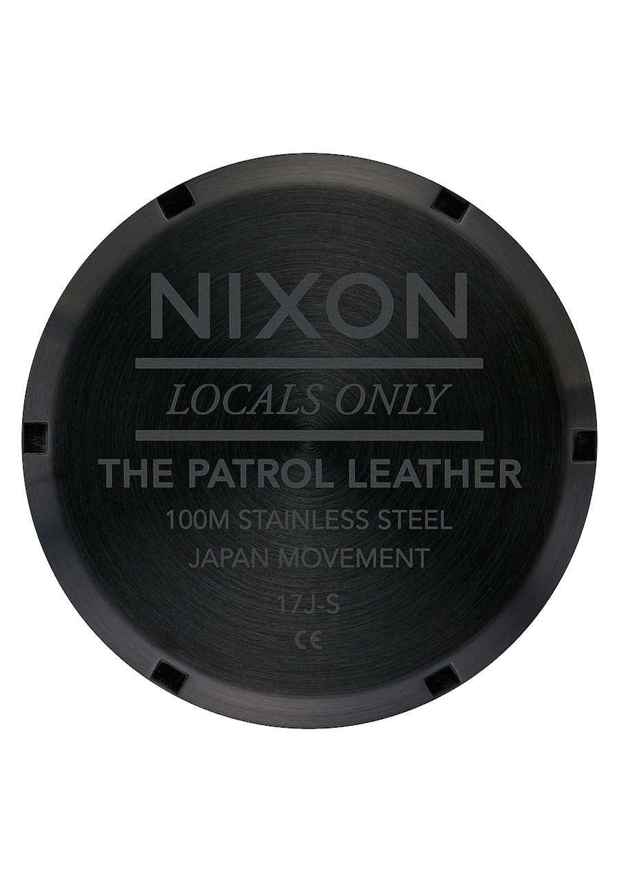 Patrol Leather - Black / Silver / Black