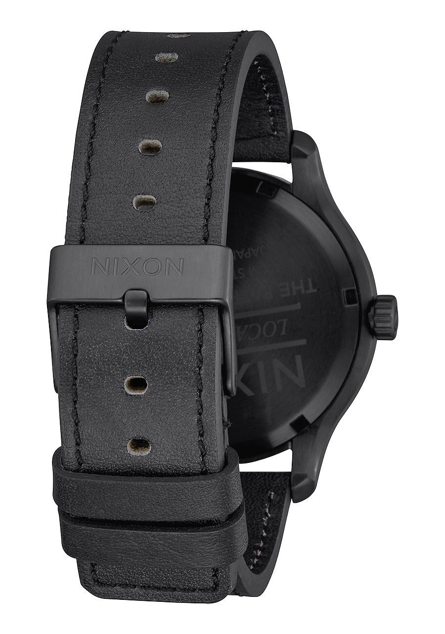 Patrol Leather - Black / Silver / Black