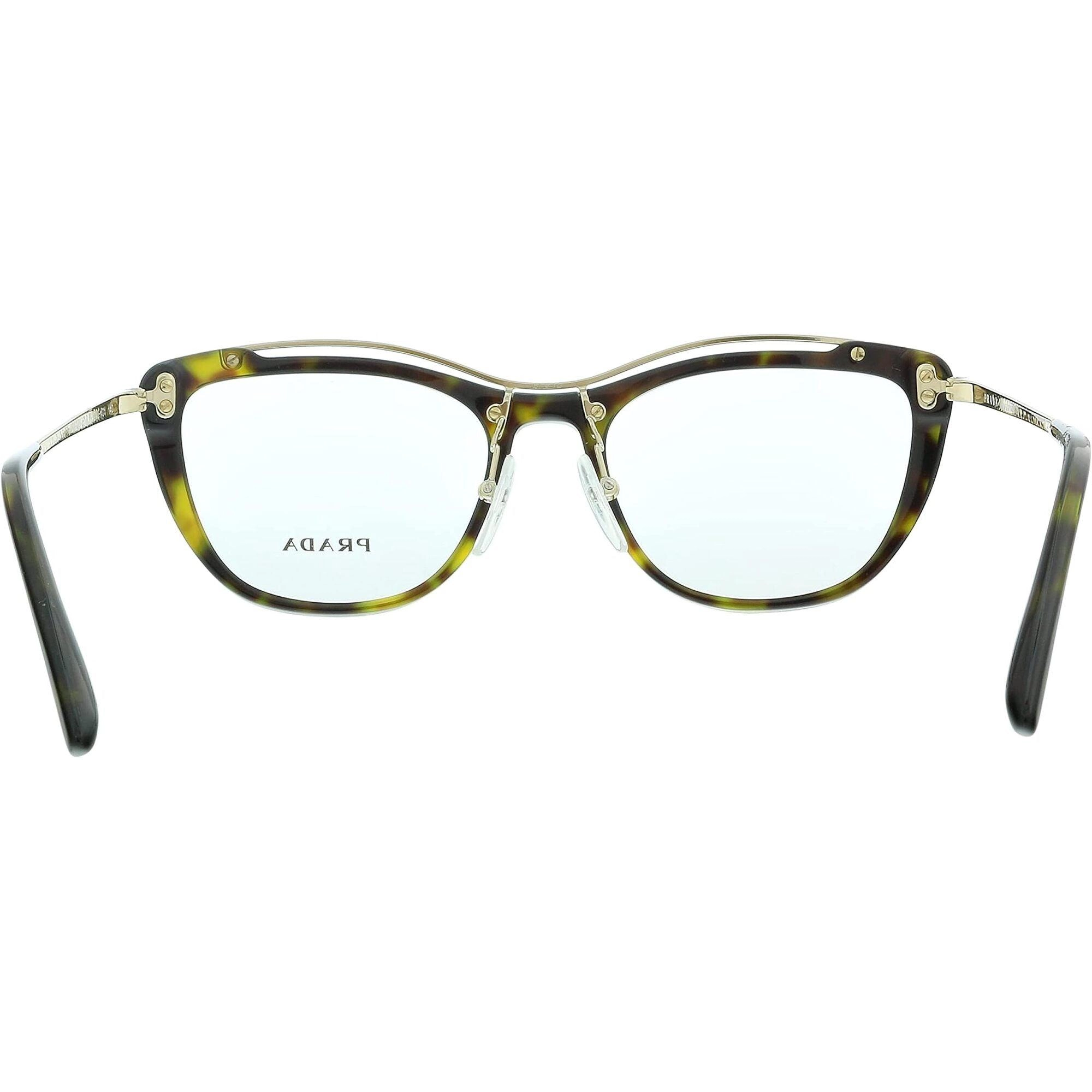 Prada Women's Eyeglasses - Havana Plastic Cat Eye Frame | PRADA 0PR 04VV 2AU1O151