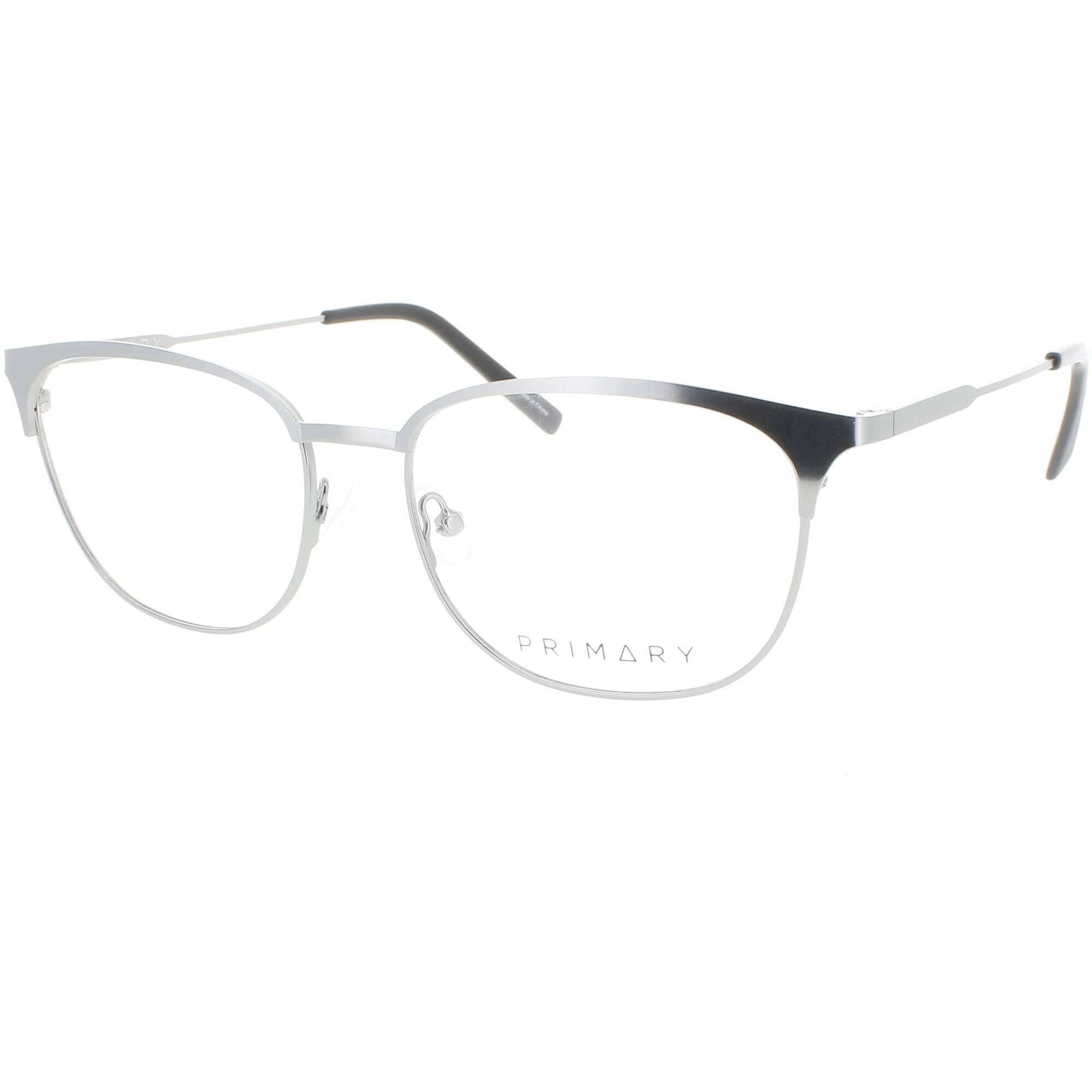 Primary Women's Eyeglasses - Demo Lens Metal Cat Eye Full Rim Frame | 1133 GUNMETAL
