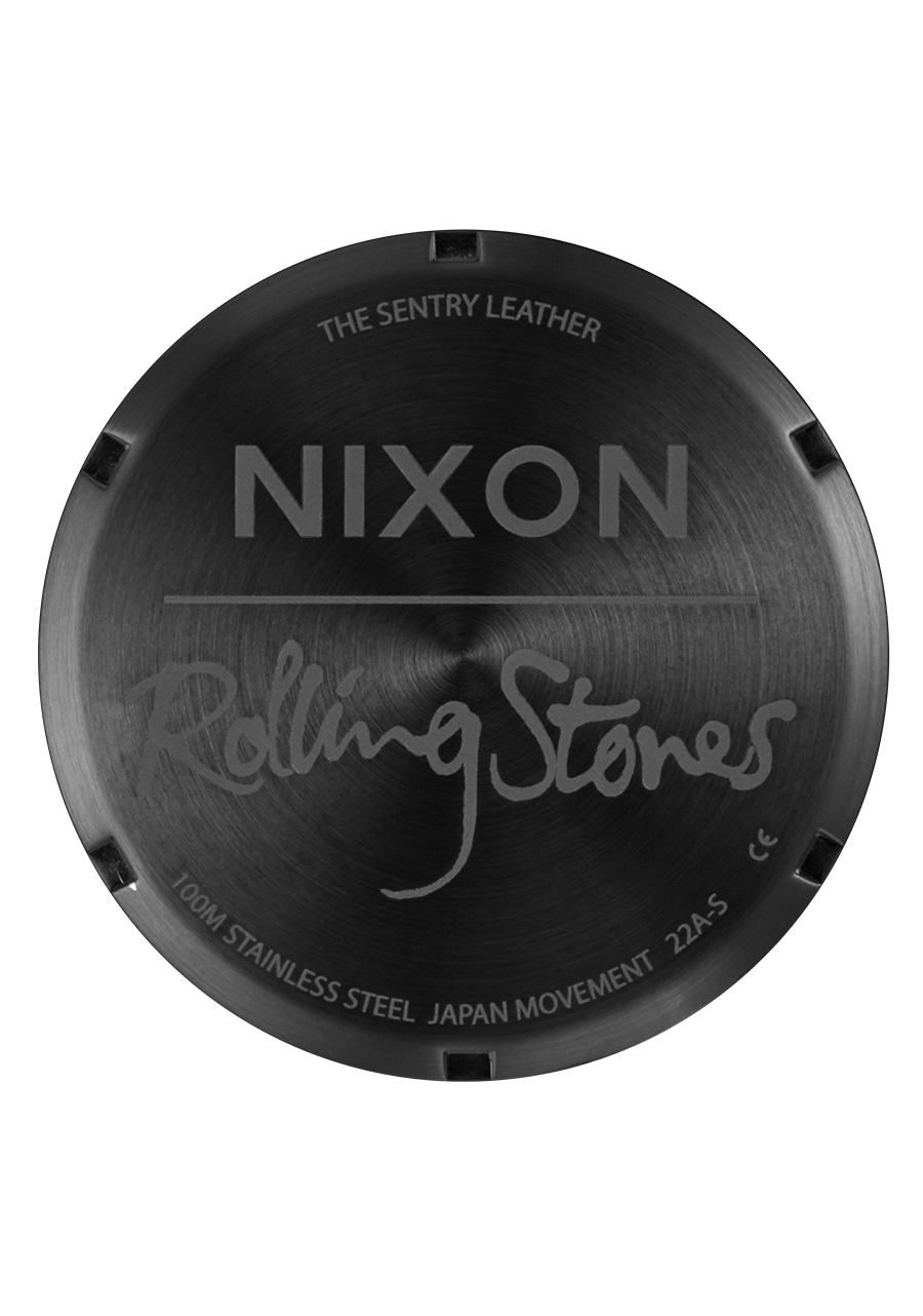 Rolling Stones Sentry Leather - All Black