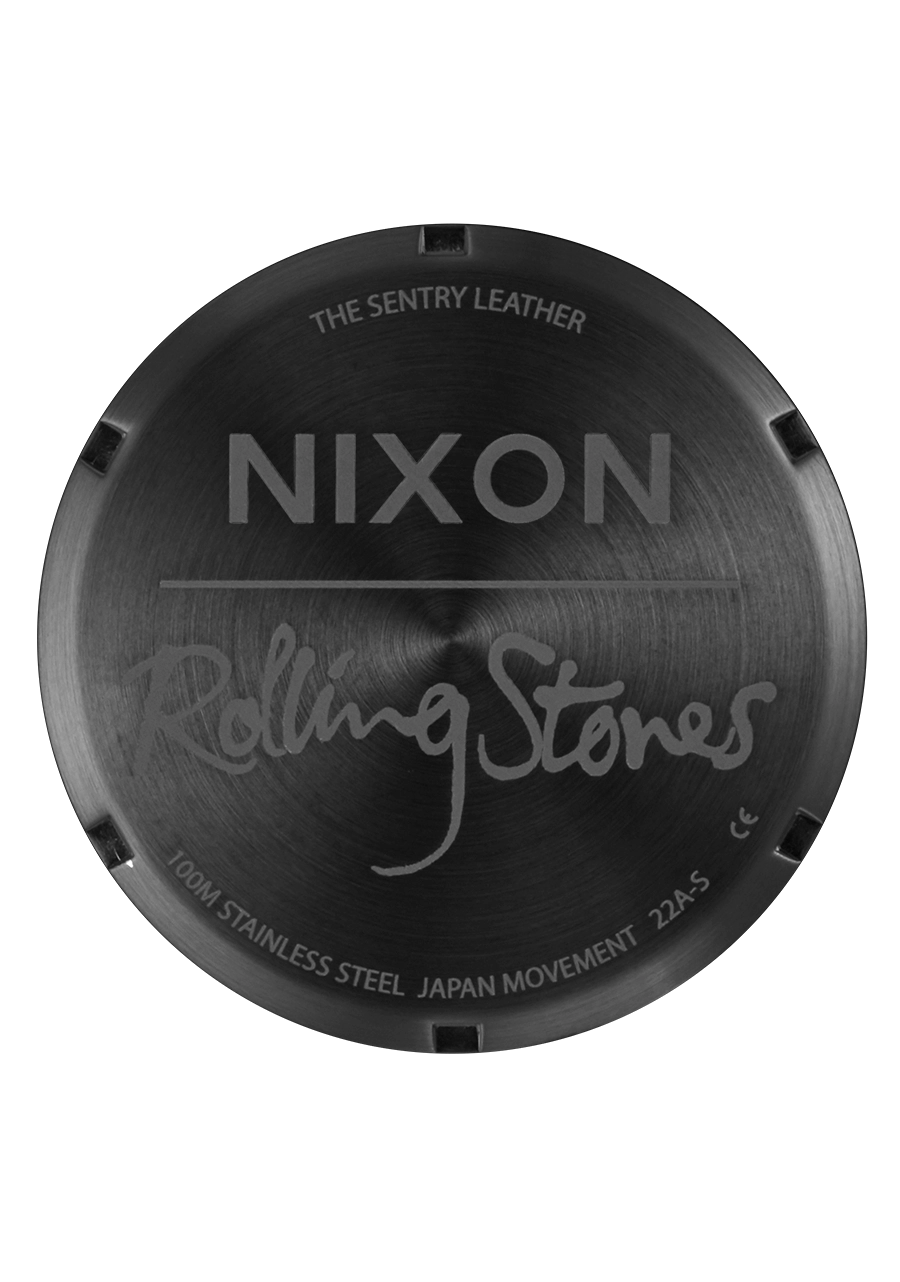 Rolling Stones Sentry Leather - All Black