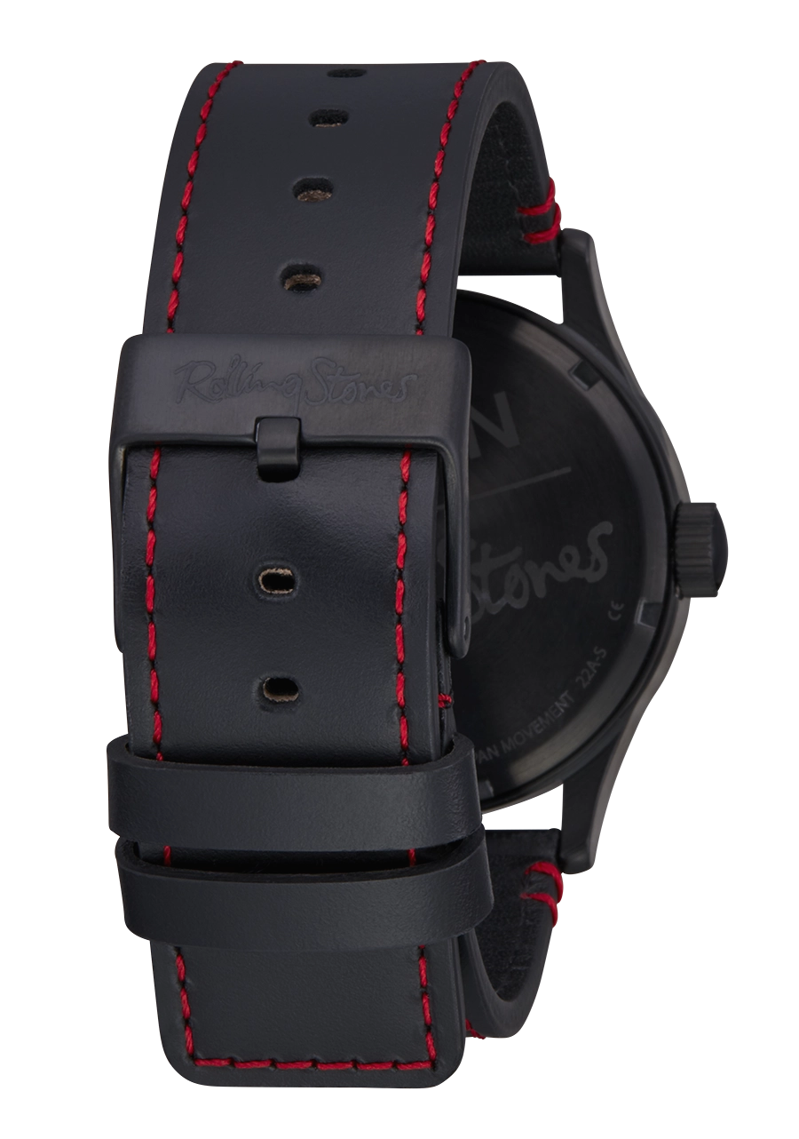 Rolling Stones Sentry Leather - All Black